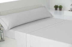 Juego de Sábanas Percal 200 Hilos, 100% Algodón: BLANCO